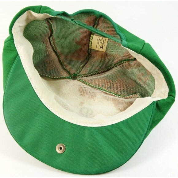 Vintage Park Place Tavern Newsboy Cap Hat Green White Snap Back - Picture 5 of 7